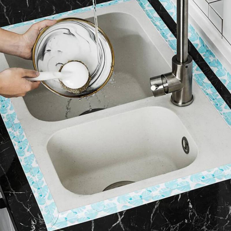 Decorative Caulk Strip Self-Adhesive Mildewproof Waterproof for Bathtub Toilet Floor Kitchen Stove Sink Sealing 1 .