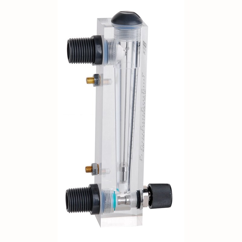 Pmma væskestrømsmåler vandflowmåler panel rotameter med kontrolventil lzm -15t 0.2-2 lpm 0.2-3 lpm 0.5-4 lpm 1-7 lpm 10-100l/ h