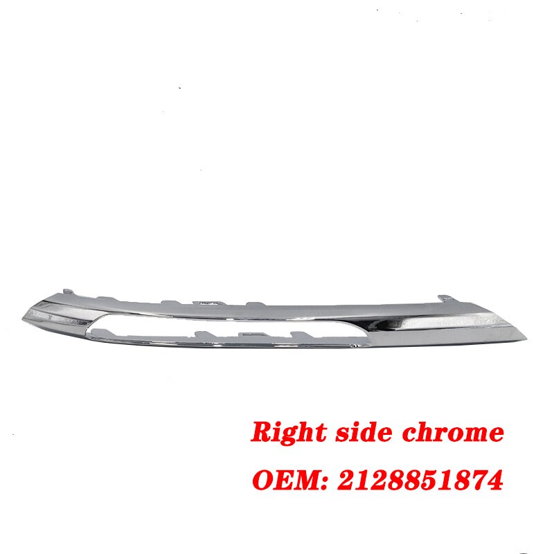 Auto Grille Dagrijverlichting Cover 2128851723 2128851823 2128851774 2128851874 Voor Mercedes E-Klasse W212: Right side chrome