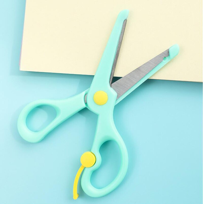 de lindo Mini estudiante de escuela tijeras con dibujos ABS tijeras para cortar papel comprar 2 uds enviar