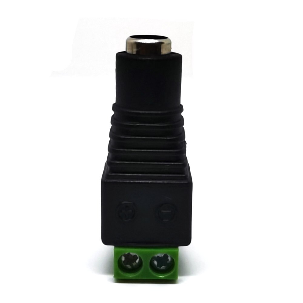 1PCS DC Male Female Connector 2.1*5.5mm DC Power Jack Adapter Plug Connector For 3528/5050/5730 Single Color Led strip: A Female