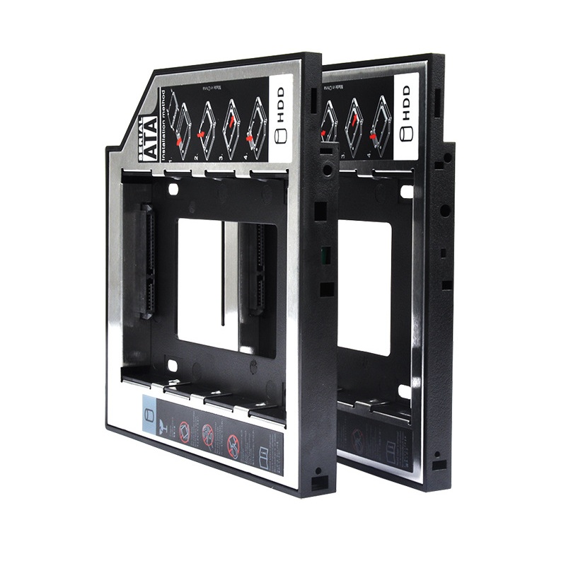 Aluminium 2,5 "Interne SSD 9,5mm Festplatte Caddy Fach Gehäuse für Laptop notebook mac buch