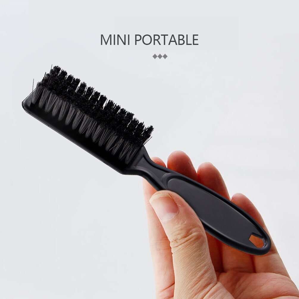 Cepillo de Limpieza del cabello suave con mango de plástico para peluquería, cepillo de peluquero para cuello, plumero para quitar el pelo roto, peine, herramientas de peinado