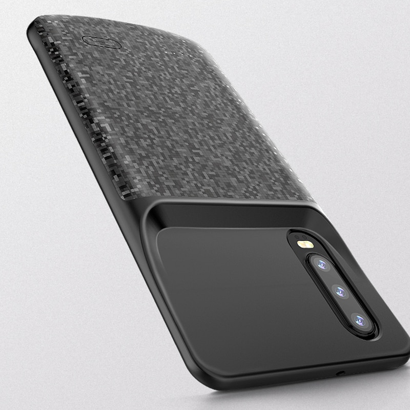Estojo carregador de bateria 4700mah, banco de energia para huawei p30/p30 lite/p30 pro caso do telefone poverbank