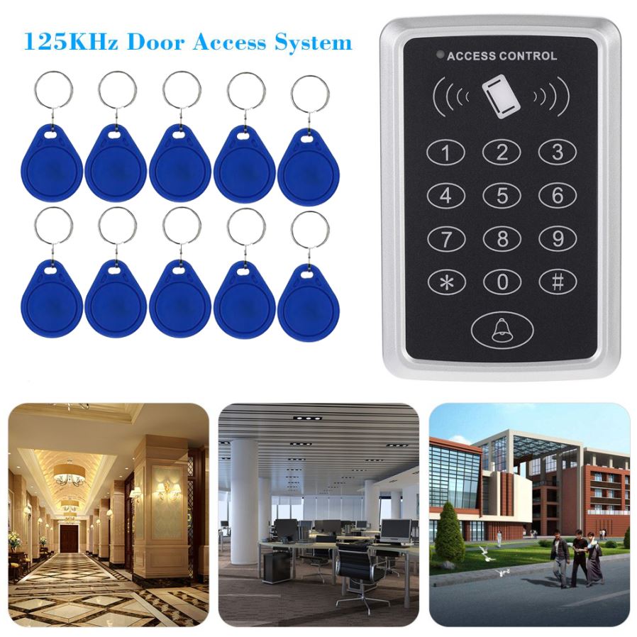 125KHz 1 Door Proximity RFID Card Access Control Keypad Support 1000 Users