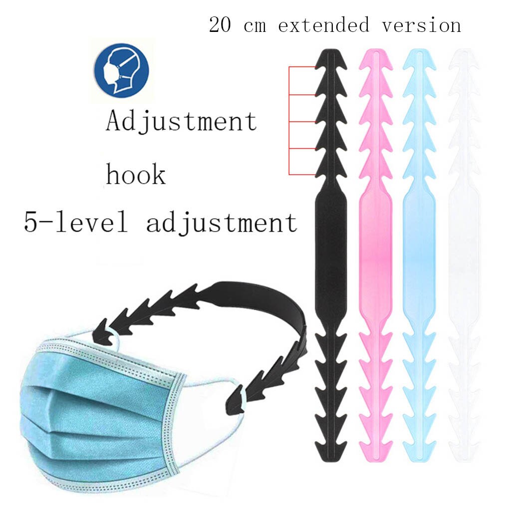 5/10Pcs Masker Extenders Oor Protector Ear Strap Accessoires Verstelbare Masker Opknoping Gesp Uitbreiding Strap Salvaorejas Mascarilla