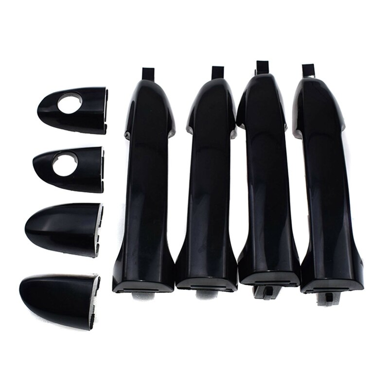 4 Pcs Front Rear Left Right Outside Door Handle for Kia Spectra Spectra5 Cerato 04-09 82650-2F000 83650-2F000