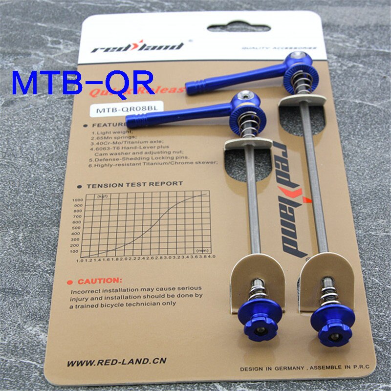 Bicycle Skewer Ti-alloy CNC Quick Release Handle Lever Mtb Mountain Road Bike Skewers Ultralight 52g/pair Universal Front Rear: lanseMTB