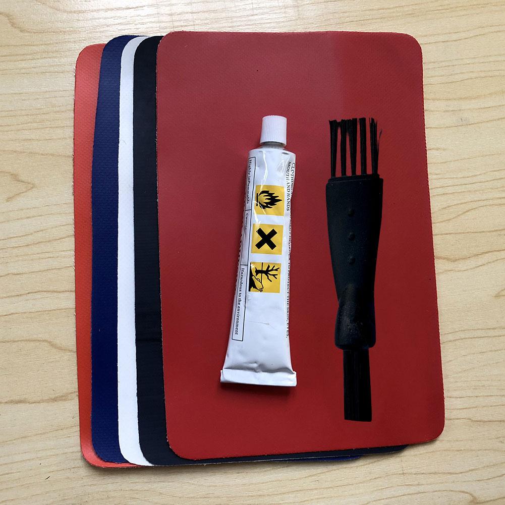 6 Teile/satz Schwimmbad PVC Patch Reparatur Klebstoff Leder Aufblasbare Reparatur Flecken Kleber Für Aufblasbare Floß Stiefel Kanu Zubehör