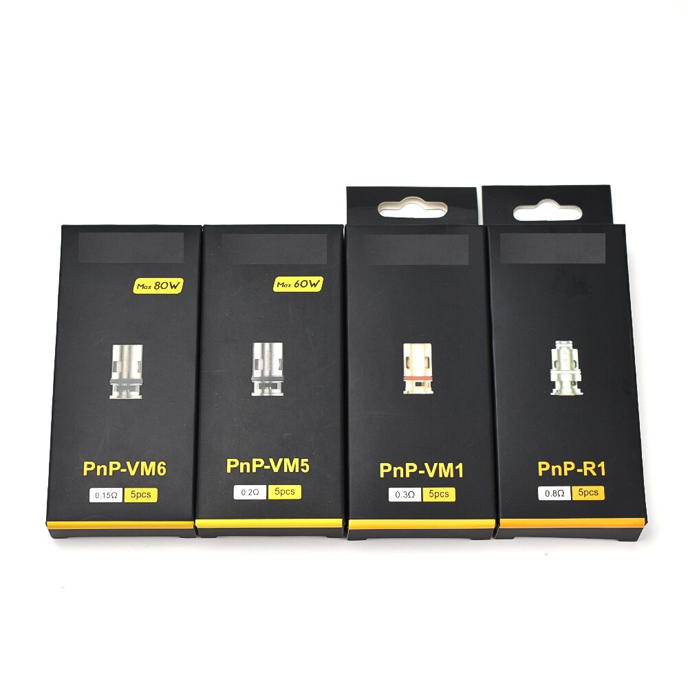 Replacement PnP Coils 0.3ohm PnP-VM1/0.15ohm VM6 Mesh Coil Compatible for Drag X/Drag S/Drag Mini/VINCI X/VINCI Mod Pod Kit