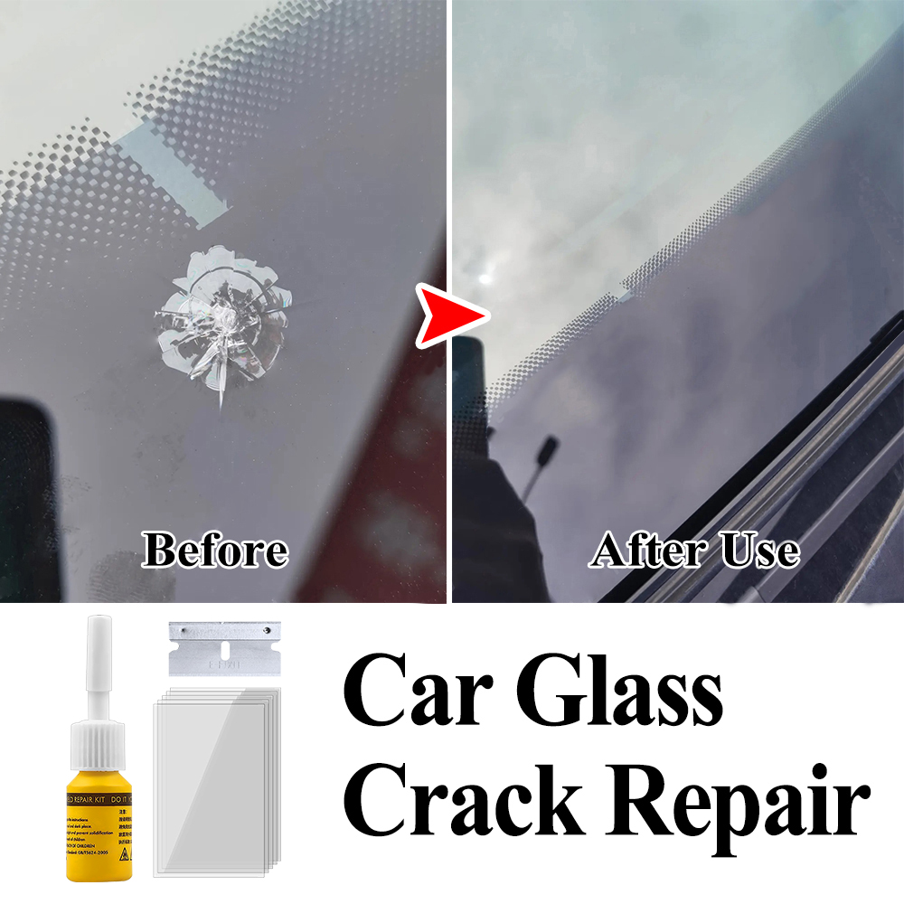 Autoglasreparatie Raamscheuren Gone Kit Verwijder krassen Auto Vrachtwagen Motorfietsen Gebroken reparatie Voorruit Crack Recovery Set