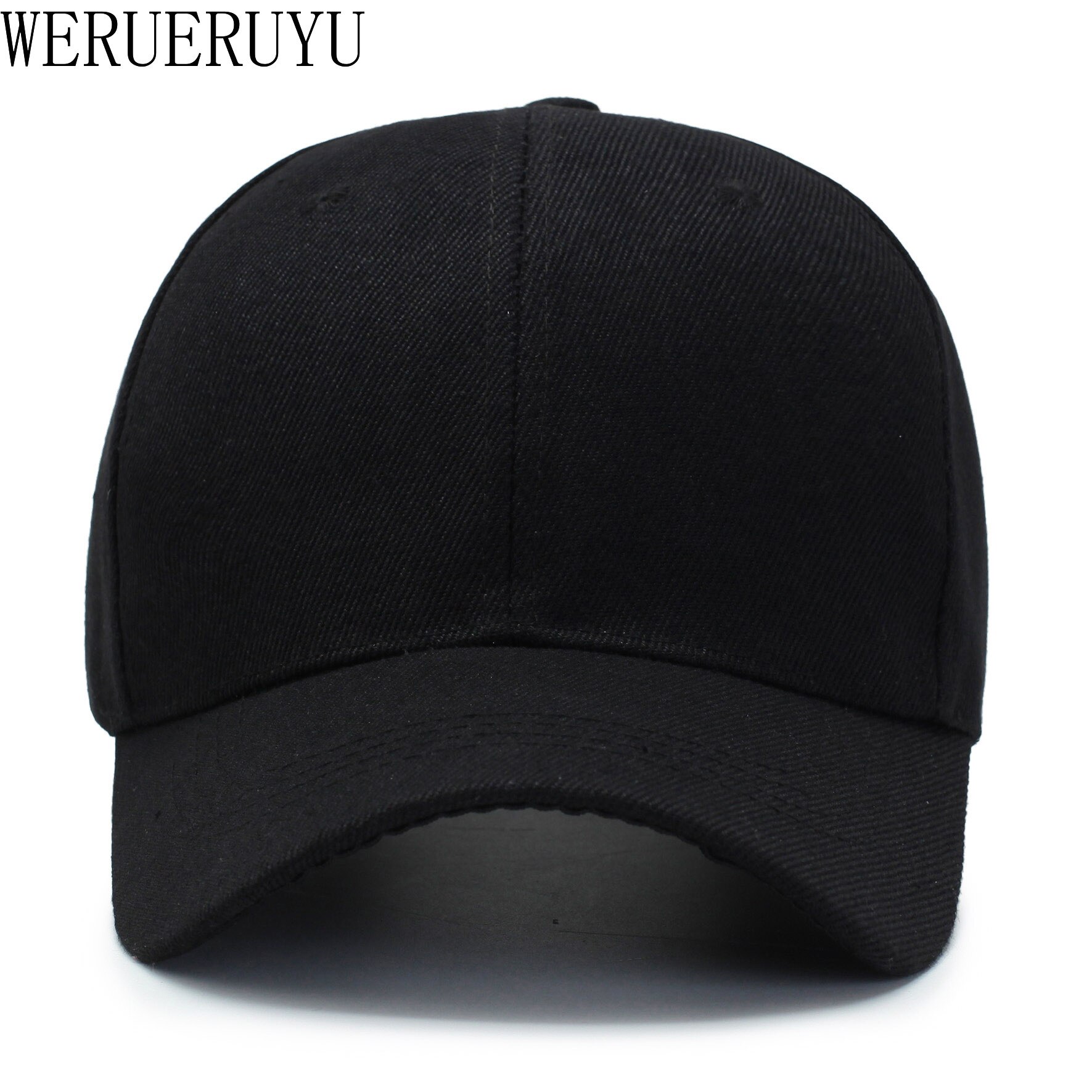 Peaked Visors Baseball Cap for Men Women Cotton Applies To Summer Outdoor Trucker Golf Hip Hop Adjustable Black Sun Hat