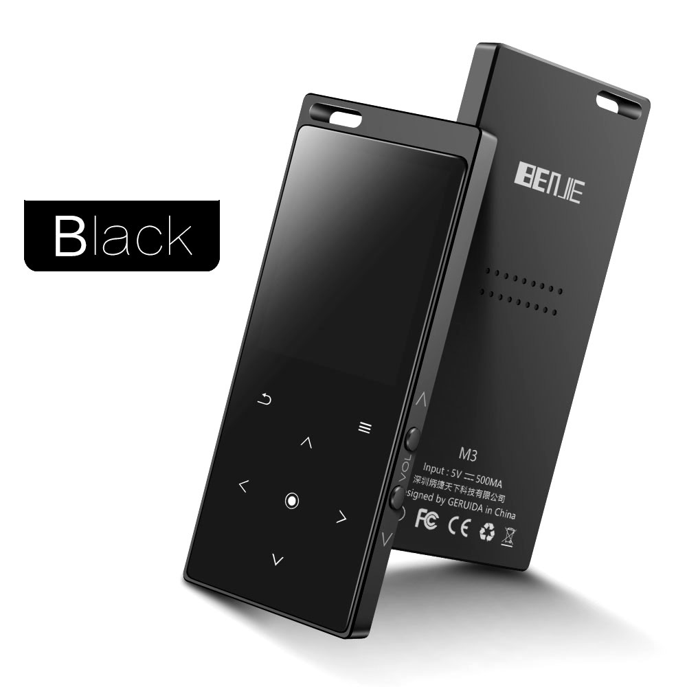 BENJIE MP4 Player with Speaker 8GB 1.8Inch Screen Lossless Sound Video Player Support FM, Recorder, SD Card Up to 128GB