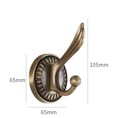 Europese Kleding Cap Enkele Haak Muur Opknoping Muur Schoen Kast Badkamer Keuken Muur Haken Enkele Hardware Metal Chrome Haak: HK9012