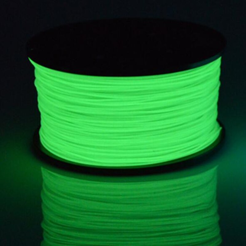 Filamento da impressora do pla 3d 1.75mm 1kg noctiucent material de impressão luminosa cor luminescente incandescência no escuro melhores vendedores