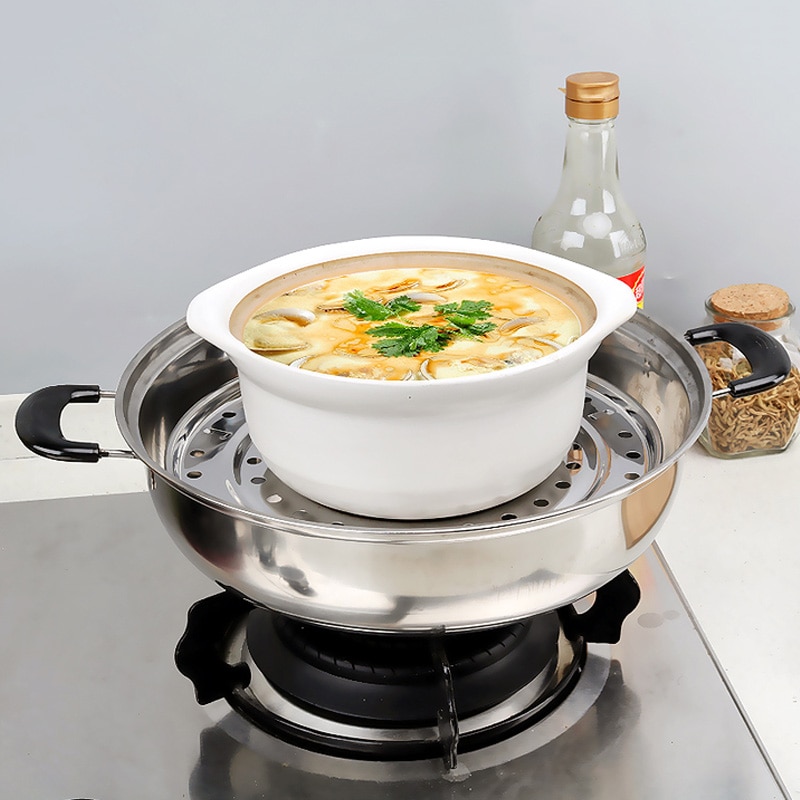 Estante de acero inoxidable para cocinar al vapor, soporte para olla, bandeja para cocción al vapor, accesorios de cocina, DIN889