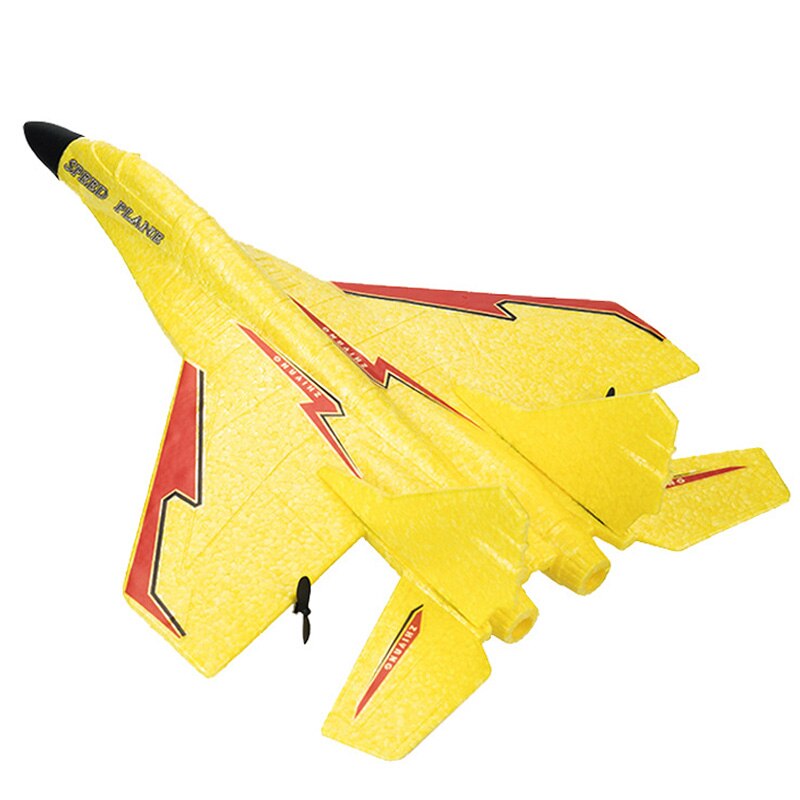 Coole rc gevechtsvliegtuig met vaste vleugels mig -530 2.4g afstandsbediening vliegtuig rc vliegtuig kerst: Geel