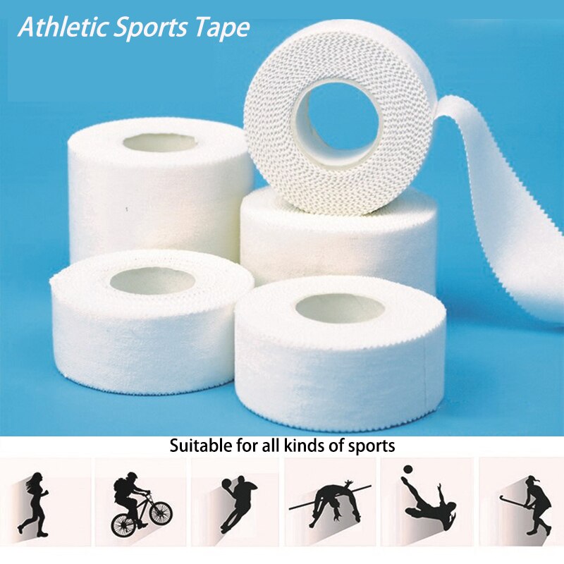 100%  bomulds stift klæbende hvid porøs atletisk sportstape