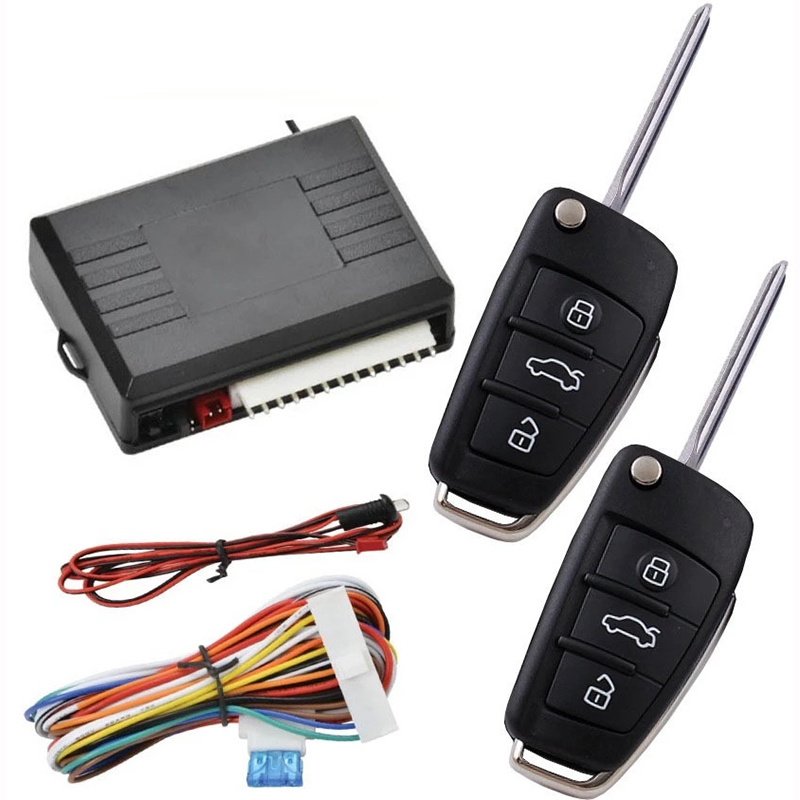 Centralized Lock Keyless Entry System Central Locking Car Alarm Accessories Door Windows Remote Control Trunk Key DIY Universal