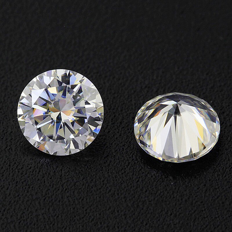 Moissanite Ronde 0.5 Carat D Kleuren Maken Sieraden Moissanite Diamanten Maken Oorbel En Ringen Voor Vrouwen