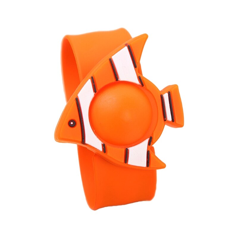 Pulsera repelente de mosquitos para bebé, pulsera de silicona de dibujos animados de verano para niños