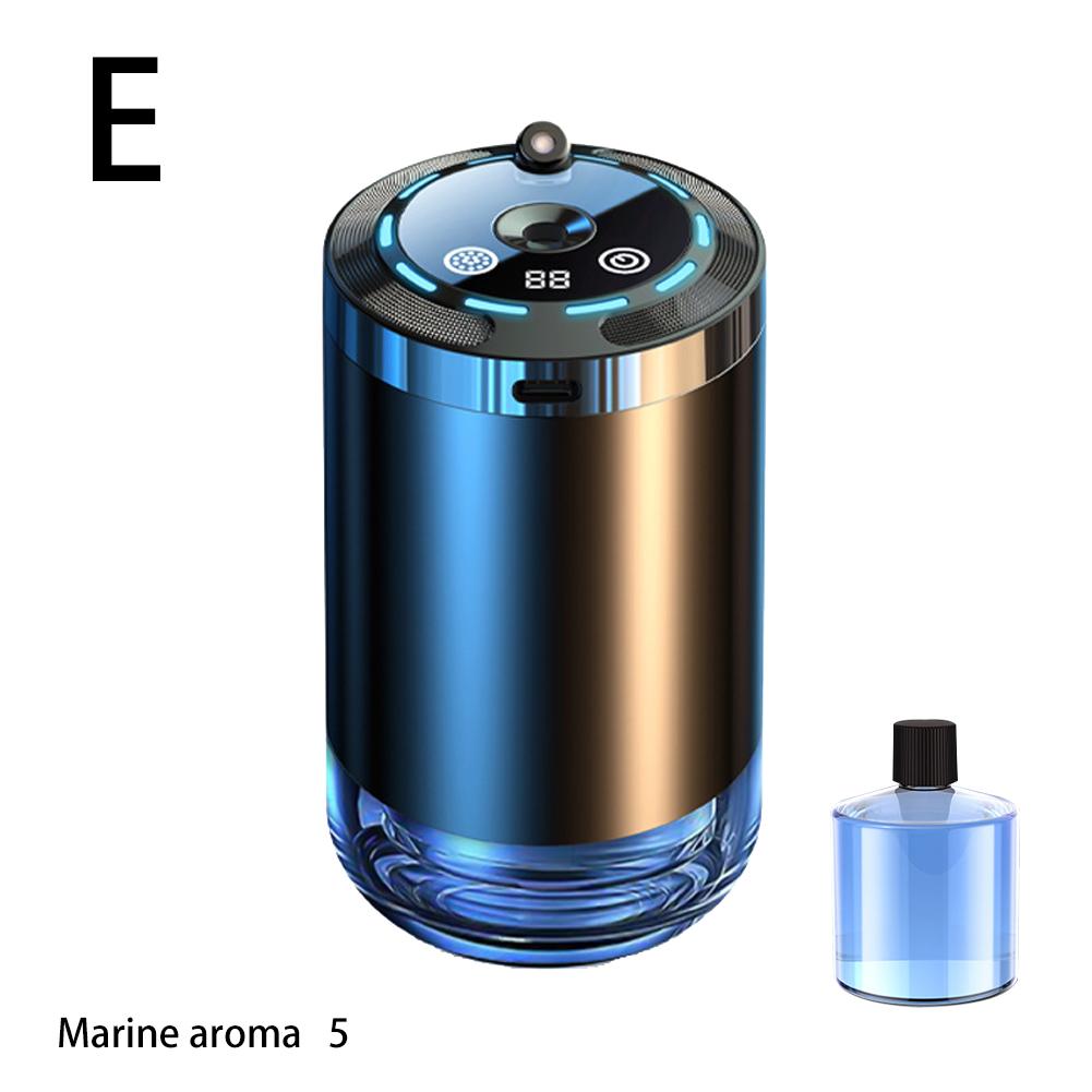 Car Electric Air Diffuser Aroma Car Air Vent Humidifier Mist Aromatherapy Car Air Freshener Removing Odor Eliminator Auto Tools: GRAY