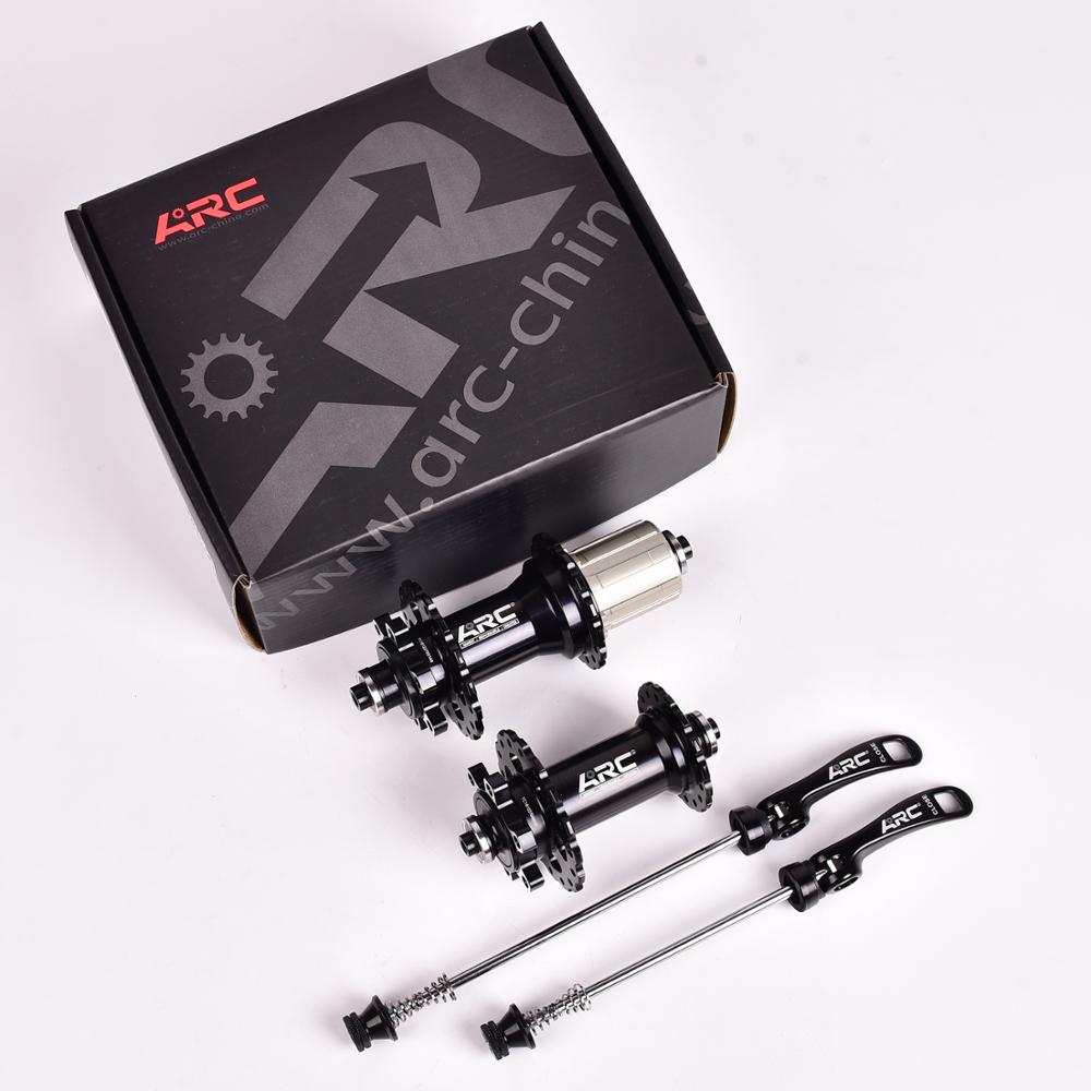 Mtb Mountainbike Hub Quick Release Set Fiets Hub Arc Fiets Hubs Sealed Bearing 32 28 36 Gaten Schijfrem qr 4 Lagers 4 Pallen