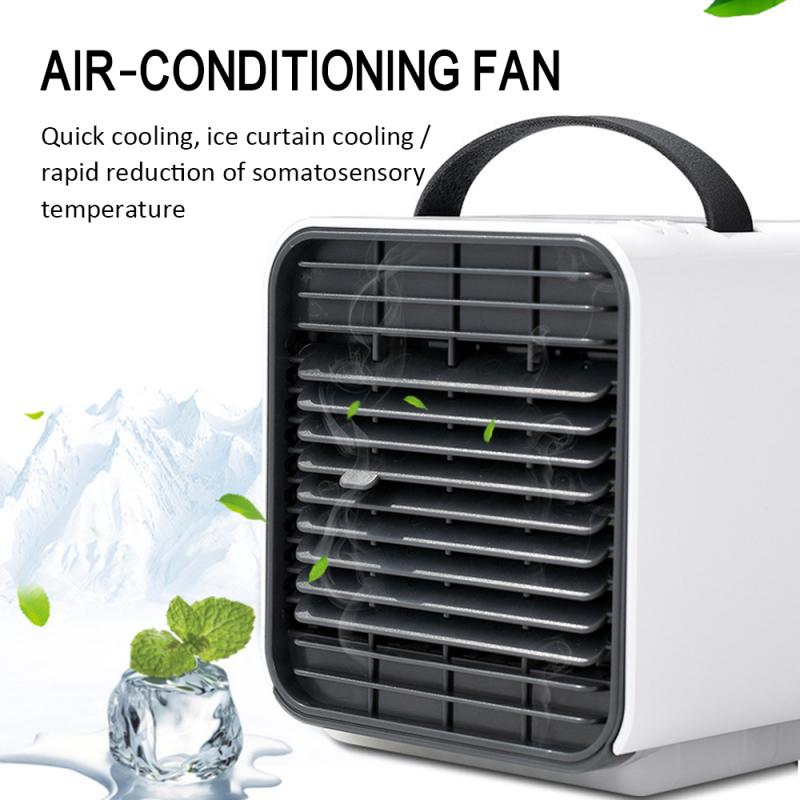 Mini Home Air Conditioner Fan Humidifier Purifier USB Cooling Home Portable Desk Fan Cooler Quiet Air Cooler Fan With Water Tank
