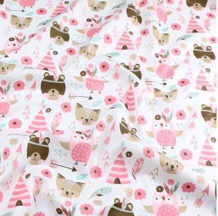 Pandabeer twill katoenen stof diy patchwork quilten naaien knutselen kussens baby huis beddengoed decoratie tilda teido tissus kleding: Nr . .7 / 50 x 50cm 1pc