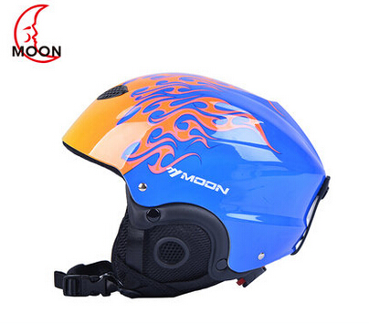 MOON Ski Helmet Ultralight And Integrally-molded шлем горнолыжный Snowboard helmet Unisex Skateboard Helmet: L