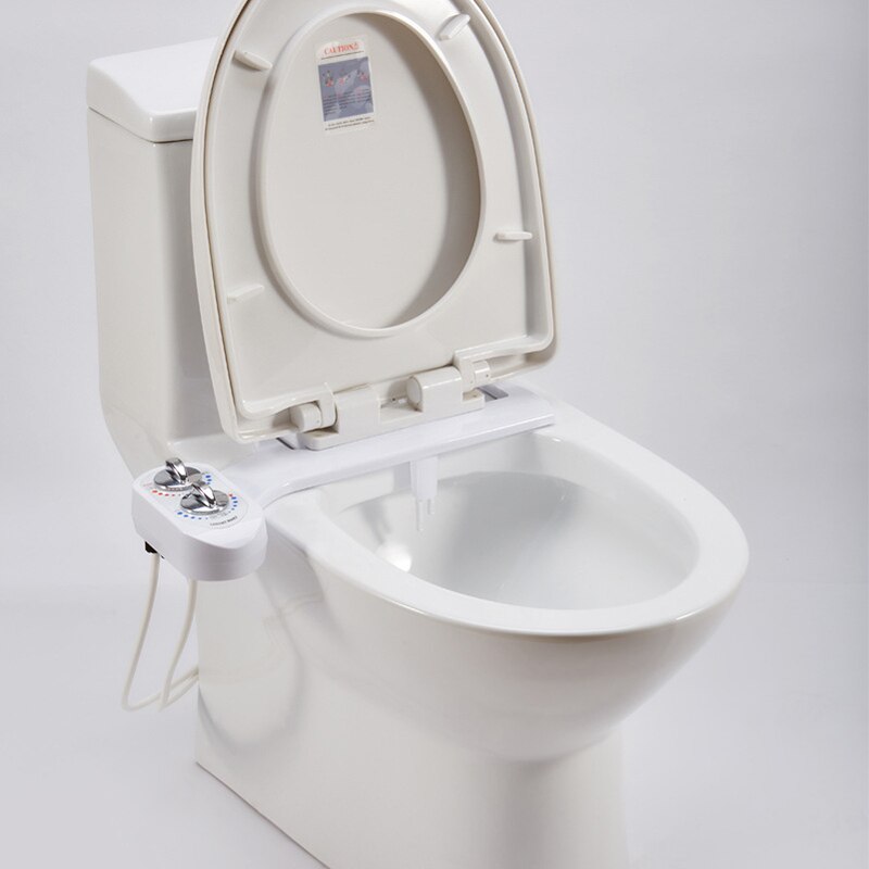 Warm En Koud Dubbele Spray Bidet Niet-elektrische Bidet Toilet Seat Bidet Accessoires Automatische Reiniging Spuit Mechanische Nozzle