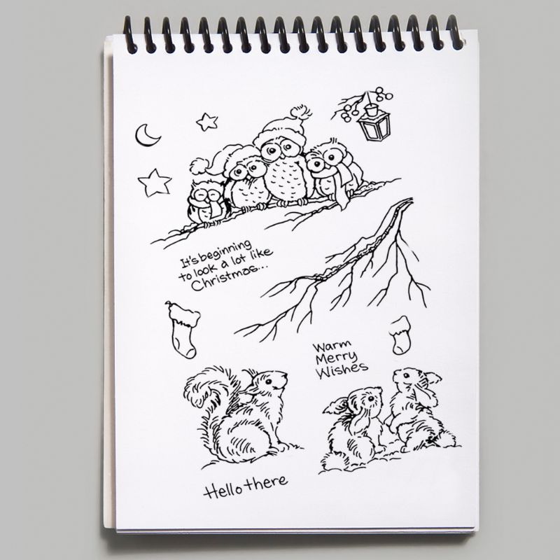 Christmas Animals Silicone Clear Seal Stamp DIY Scrapbooking Embossing Photo Album Decorative Paper Card Craft