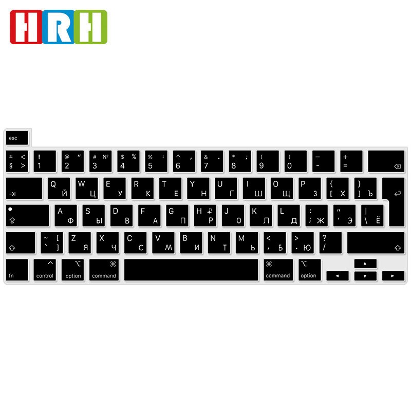 Hrh Buitenlandse Taal Keyboard Skin Cover Eu Versie Voor Macbook Pro 16 Inch A2141 Pro13 A2289 A2251(2020Release)
