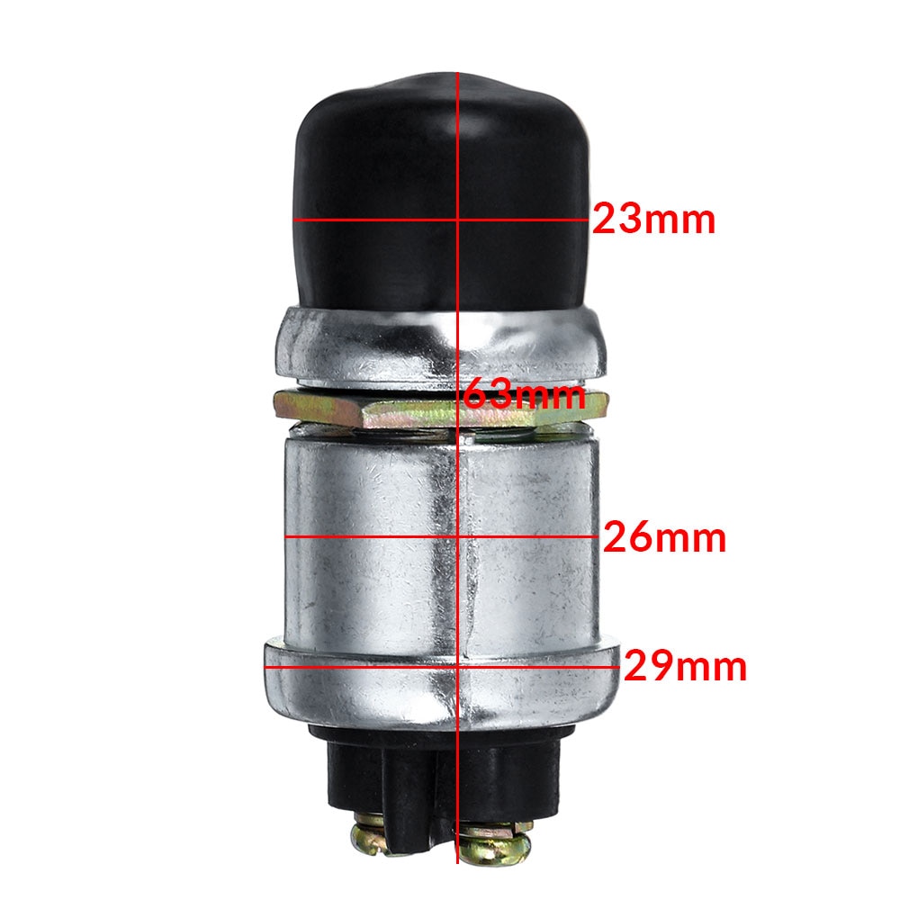 Universele 12v 50a waterdichte schakelaar drukhoorn motor startknop startschakelaar voor auto boot rups dieselmotor