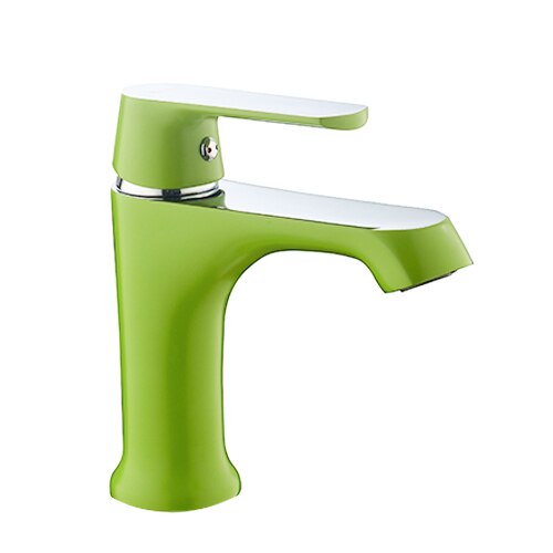 FRAP Wastafelkranen wit orange groen wastafel kraan badkamer wastafelmengkraan kranen saving water messing wastafel kranen torneira tapware: F1033