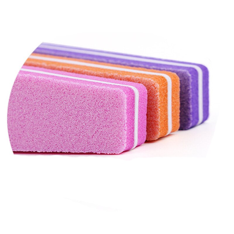 Sandpaper Nail Art File Nail Art Sanding Buffer Block Set Nail Files for UV Polish Pedicure Manicure Tools