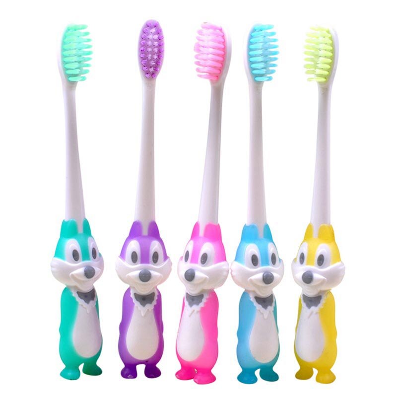 Baby Cartoon Vorm Zachte Tandenborstel Kids Dental Oral Care Brush Tool Tandenborstels: Default Title