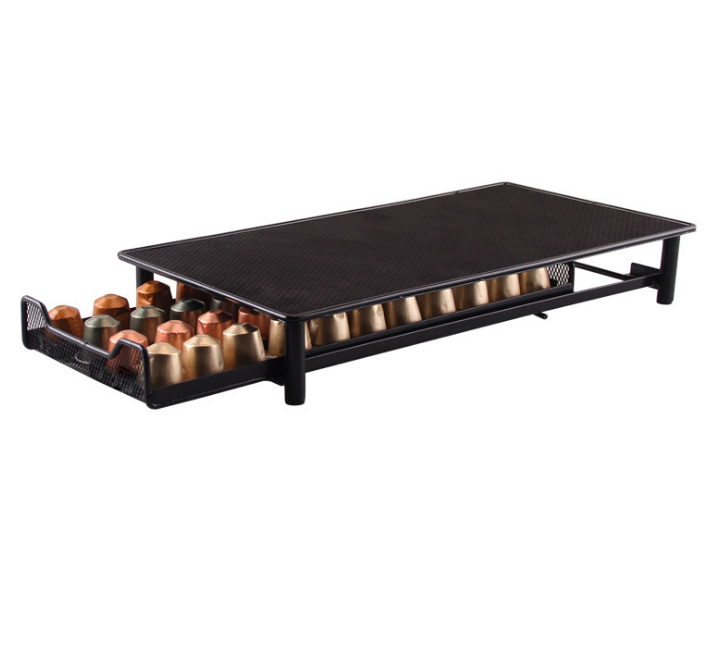 40 Pods Coffee Capsule Organizer Storage Stand Practical Coffee Drawers Capsules Holder For Nespresso Coffee Capsule Shelves: B