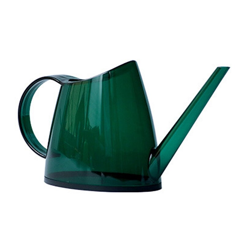 Gieter Transparante Lange Uitloop Waterkoker Nordic Stijl Tuin Bloem Pot Voor Indoor Outdoor Bonsai Planten 1.4L: green