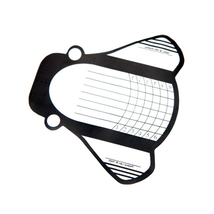 Angnya 100Pcs Professionele Plane Nail Vorm Sticker Uv Gel Nail Art Tip Uitbreiding Gids Tools Voor Salon Nagels Transparant zwart