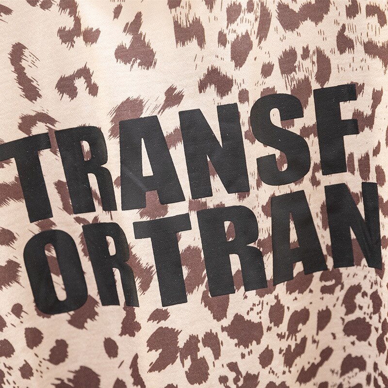 2022 Zomer Plus Size Tops Voor Vrouwen Grote Maat T-shirt Korte Mouw Losse Luipaard Print T-shirt 3XL 4XL 5XL 6XL 7XL