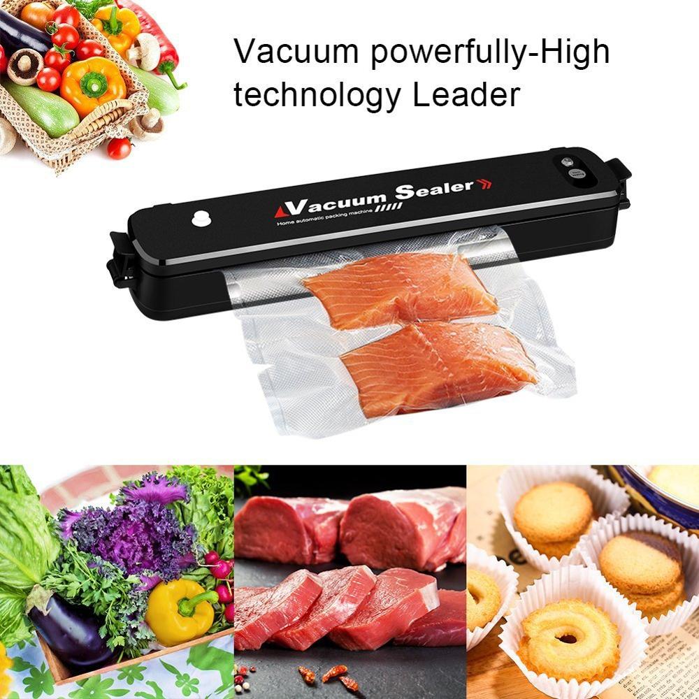 Keuken Vacuüm Sealer Machine Voedsel Saver 110V 220V Elektrische Thuis Vacuüm Voedsel Sealer China Inclusief 15Pcs Opslag tassen