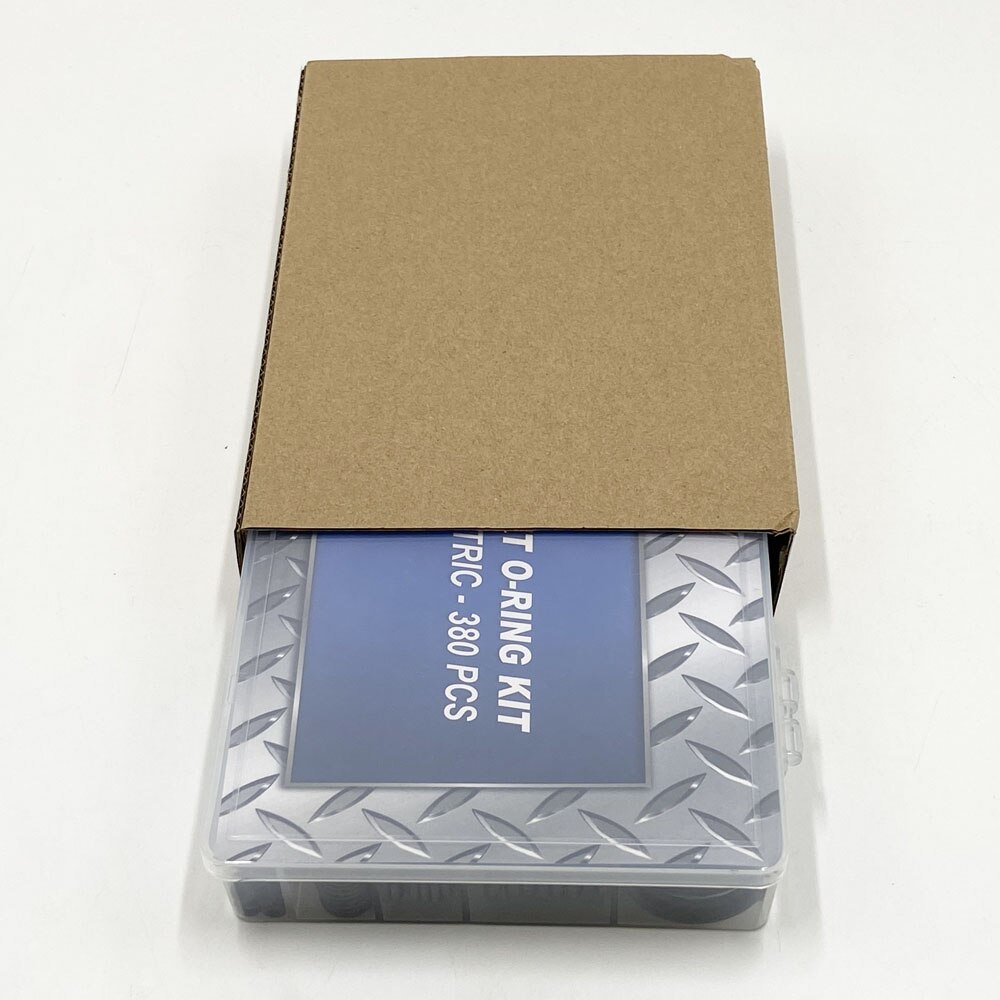 Japanese Industrial Standard JIS O-ring Kit 380PC 36 Sizes O Rings Washer Gasket Sealing With Plastic Box Nitril90 Rubber ORing