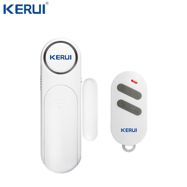 KERUI Wireless Door/Windows Sensor Alarm 300ft 120dB Anti-Theft Smart Remote Control For Kids Cabinet Safety Home Security: Kit 2