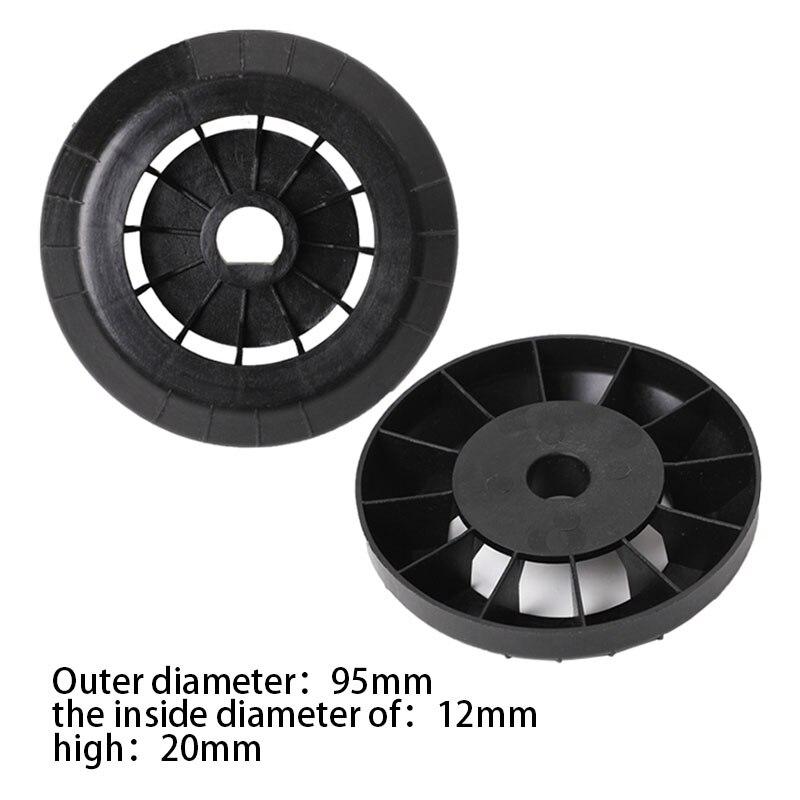 2pcs 95mm 84mm fan blade motor fan blade Small Power Plastic Fan Blade Outer diameter motor plastic: a
