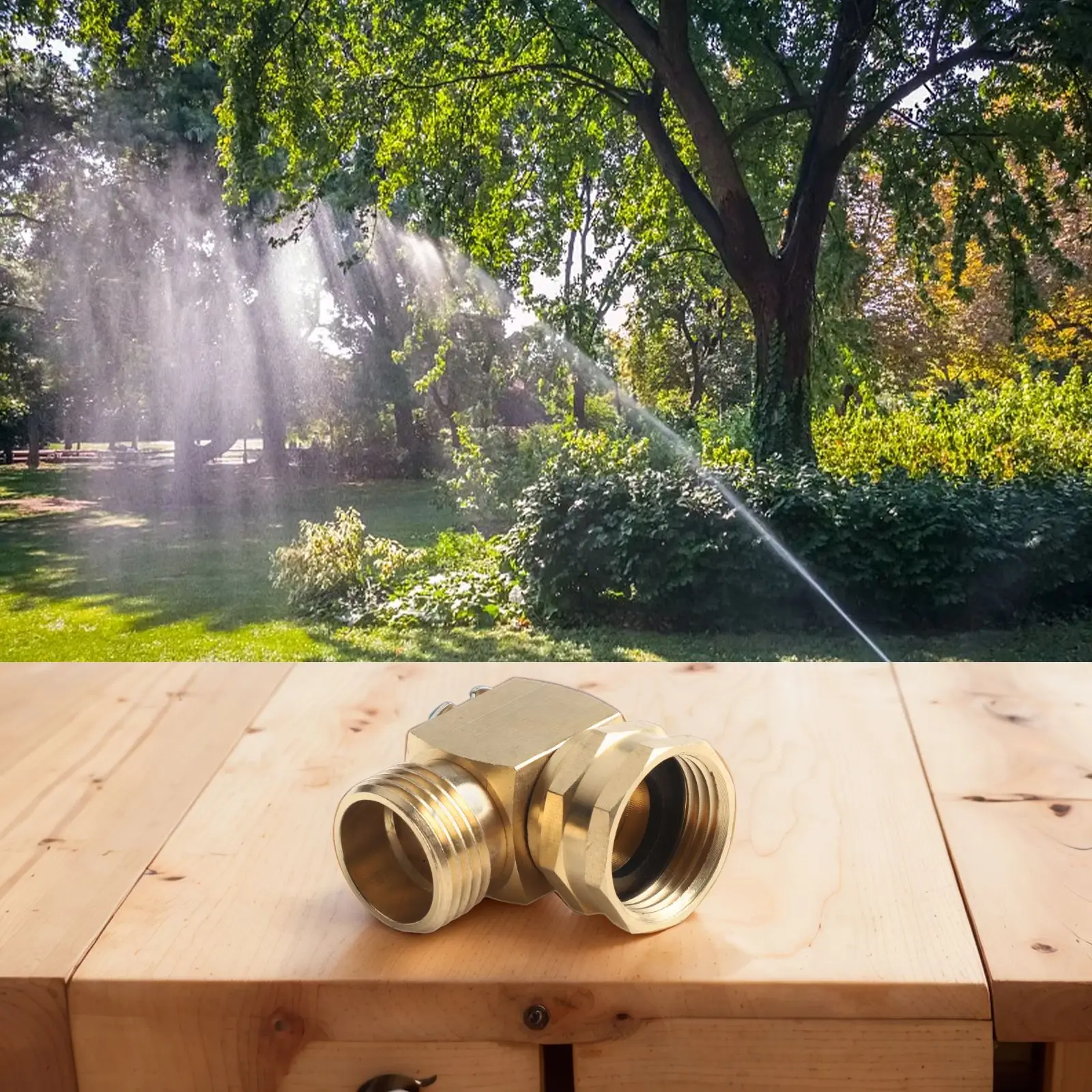Verstelbare draaibare tuinslang draaibare elleboogconnector gazons wateraansluitingen kenmerken aantal stuks massief messing