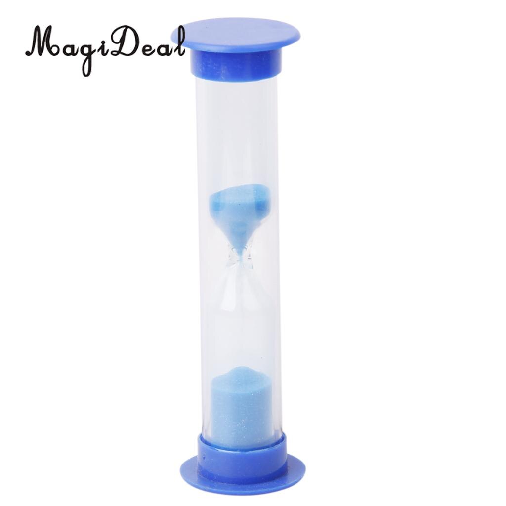 Magideal Home Decoratieve Kleine Klok Timer Countdown Zandloper Zandloper Zand Klok 1/2/3 Min Geel/Blauw/Rode Pick: Blue / 3min