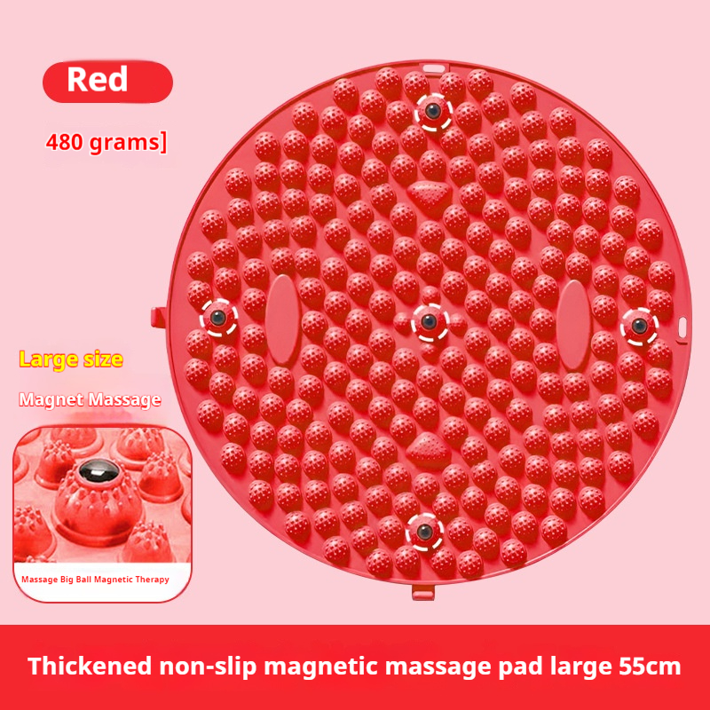 Ronde voetmassage Vingerdrukplaat Magnetische therapie Voetmassageapparaat Sport Fitness Voetmassage Pad: Bruin