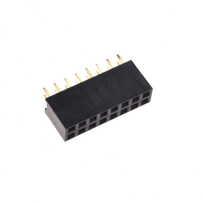 Glarks 120Pcs 2.54Mm Rechte Enkele Rij PCB Board Vrouwelijke Pin Header