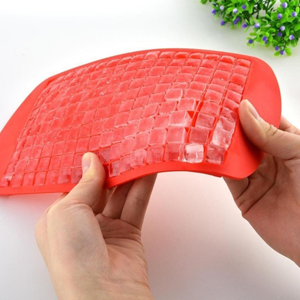160 Grids Form for Ice Tray Fruit Ice Cube Maker DIY Ice Cube Tray Hielo Mold Square Shape Kitchen Accessories